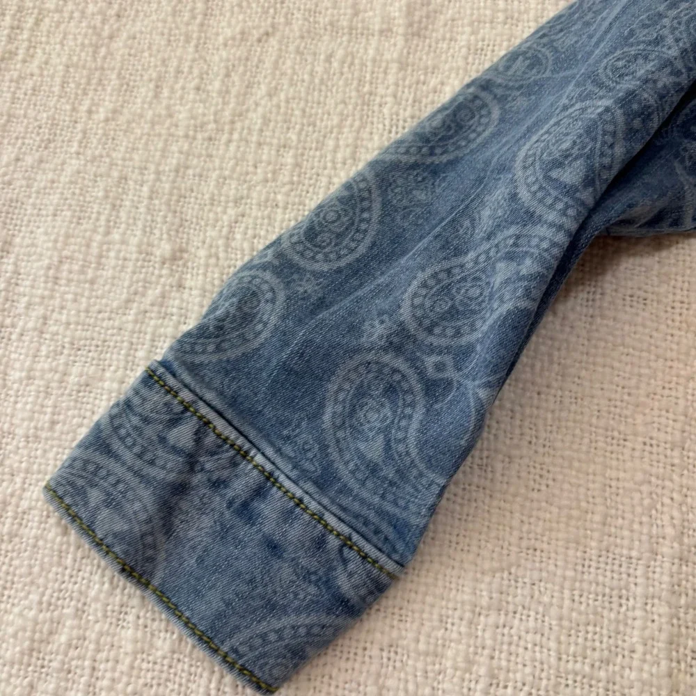 Gymboree Girls Size 6 Lot Unicorn Dress Paisley Denim Shirt Dress Leggings 3pc